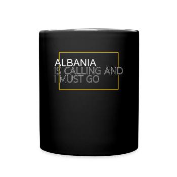 Albanie Dicton - Mug uni - noir - Devant