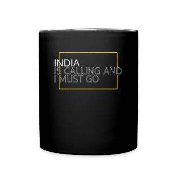 Citation Inde - Mug uni - noir - Devant