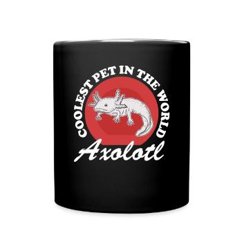 Axolotl amphibiens à queue Axolotls amphibiens cadeau - Mug uni - noir - Devant