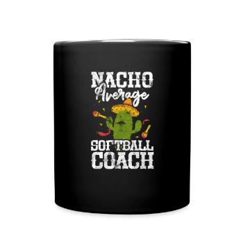 Entraîneur de softball - Mug uni - noir - Devant