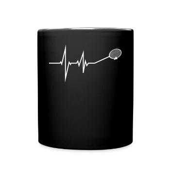 Badminton Idée cadeau Sport Design - Mug uni - noir - Devant
