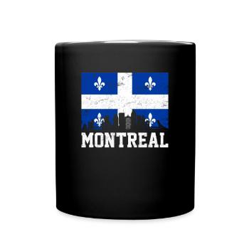Montreal Quebec, Canada montreal - Tasse einfarbig - Schwarz - Vorne