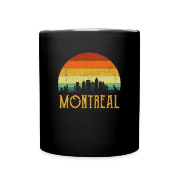 Montreal Quebec, Canada montreal - Tasse einfarbig - Schwarz - Vorne