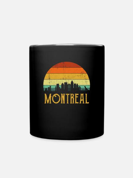 Montreal Quebec, Canada montreal - Tasse einfarbig - Schwarz