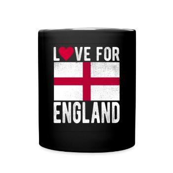 England Souvenir - Full Colour Mug - black - Front