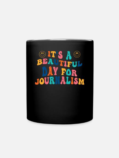 Cadeau de journalisme de journaliste - Mug uni - noir