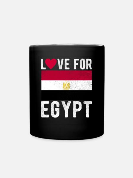 Ägypten Souvenir - Tasse einfarbig - Schwarz
