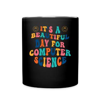 Étudiant en informatique - Mug uni - noir - Devant