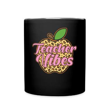 Cadeau Apple de l’enseignant - Mug uni - noir - Devant