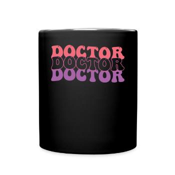 Nurse Hippie - Full Colour Mug - black - Front