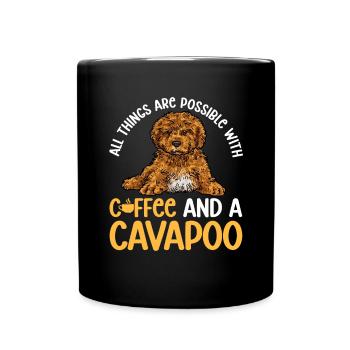 Cavapoo Cavoodle Capoodle Chien - Mug uni - noir - Devant