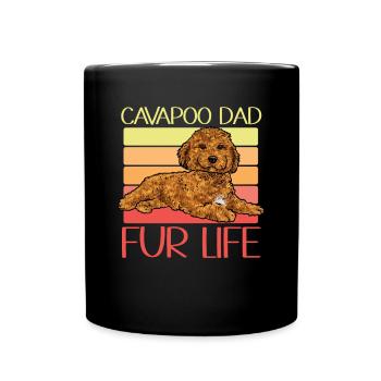 Cavapoo Cavoodle Capoodle Chien - Mug uni - noir - Devant