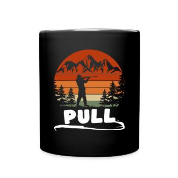 Pull Clay Pigeon Shooting Shirt Cadeau - Mug uni - noir - Devant