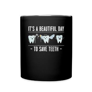 Its A Beautiful Day To Save Teeht Shirt - Tasse einfarbig - Schwarz - Vorne