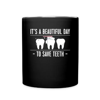 Its A Beautiful Day To Save Teeht Shirt - Tasse einfarbig - Schwarz - Vorne