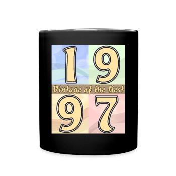 BIRTHDAY YEAR 1997 - Full Colour Mug - black - Front