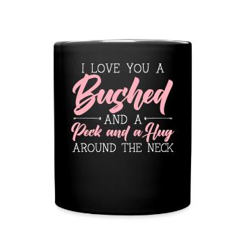 Valentinstag Herztag Amor Liebe Beziehung - Tasse einfarbig - Schwarz - Vorne