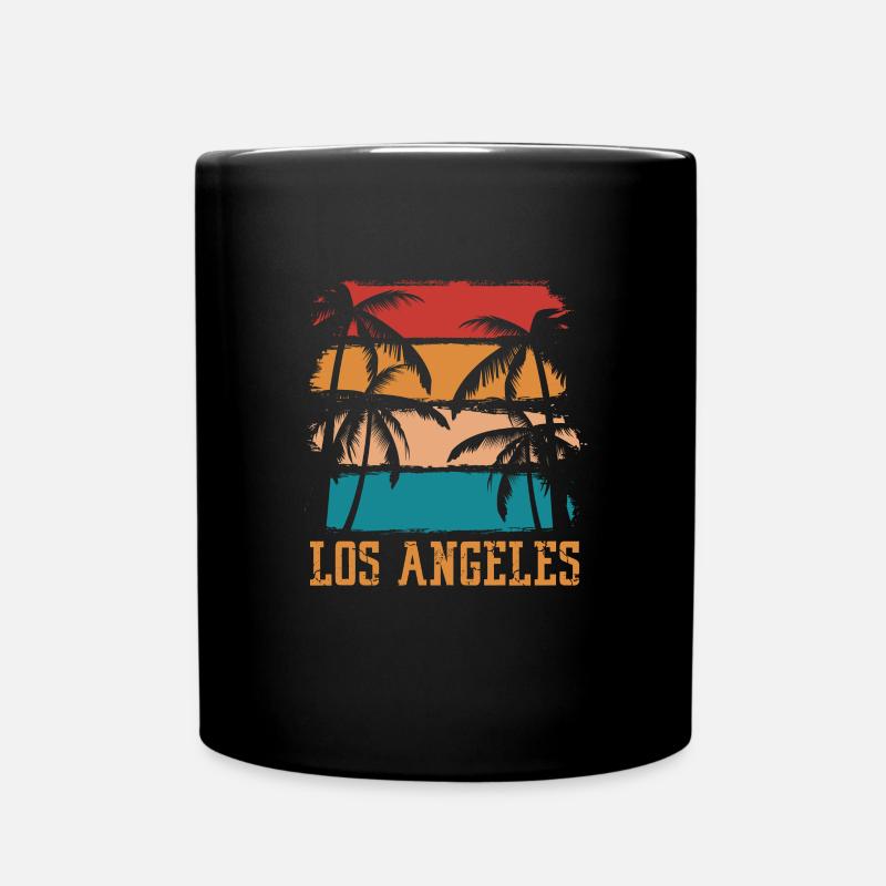 Los Angeles - Tasse einfarbig - Schwarz