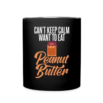 Peanut Butter Lover Gift - Full Colour Mug - black - Front