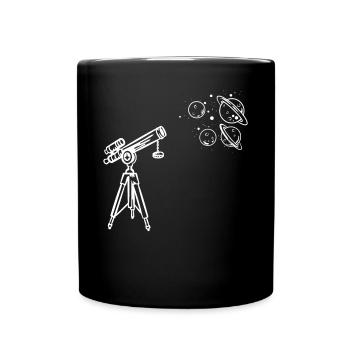 Aerospace Astronomer Solar System Astronomy - Tasse einfarbig - Schwarz - Vorne