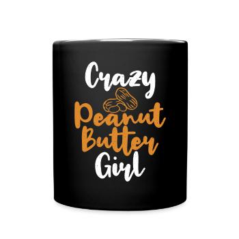 Peanut Butter Lover Gift - Full Colour Mug - black - Front