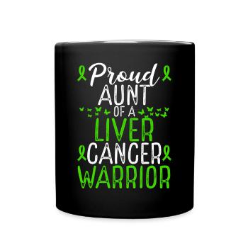 Mouvement de sensibilisation au cancer du foie pour tante Ribbon - Mug uni - noir - Devant