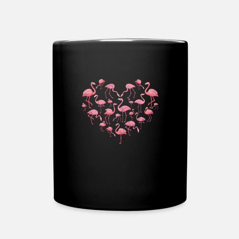 Flamingo - Tasse einfarbig - Schwarz