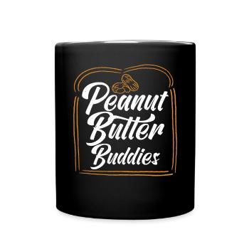 Erdnussbutter Liebhaber Geschenk - Tasse einfarbig - Schwarz - Vorne