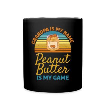 Peanut Butter Lover Gift - Full Colour Mug - black - Front