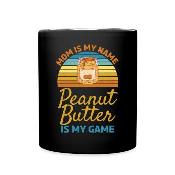 Peanut Butter Lover Gift - Full Colour Mug - black - Front