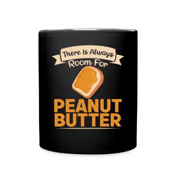 Erdnussbutter Liebhaber Geschenk - Tasse einfarbig - Schwarz - Vorne