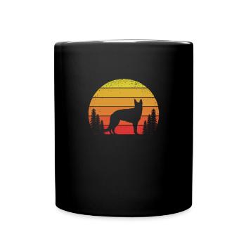 German Shepherd - Full Colour Mug - black - Front