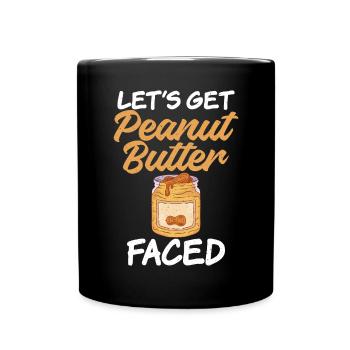Erdnussbutter Liebhaber Geschenk - Tasse einfarbig - Schwarz - Vorne