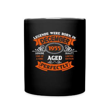 Legends were born in December 1955 - Full Colour Mug - black - Front