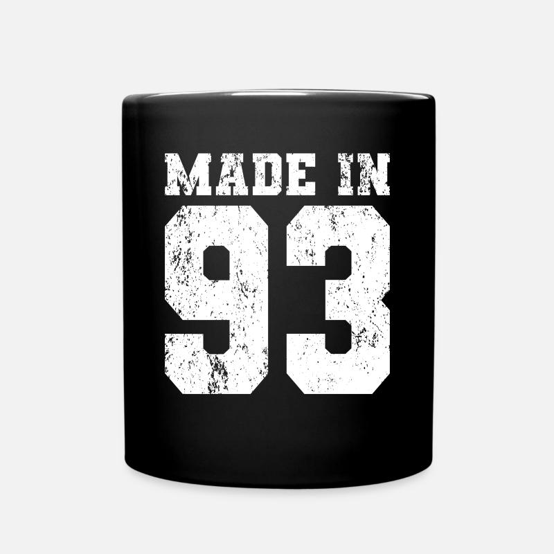 30e anniversaire Né en 1993 Fabriqué en 1993 - Mug uni - noir