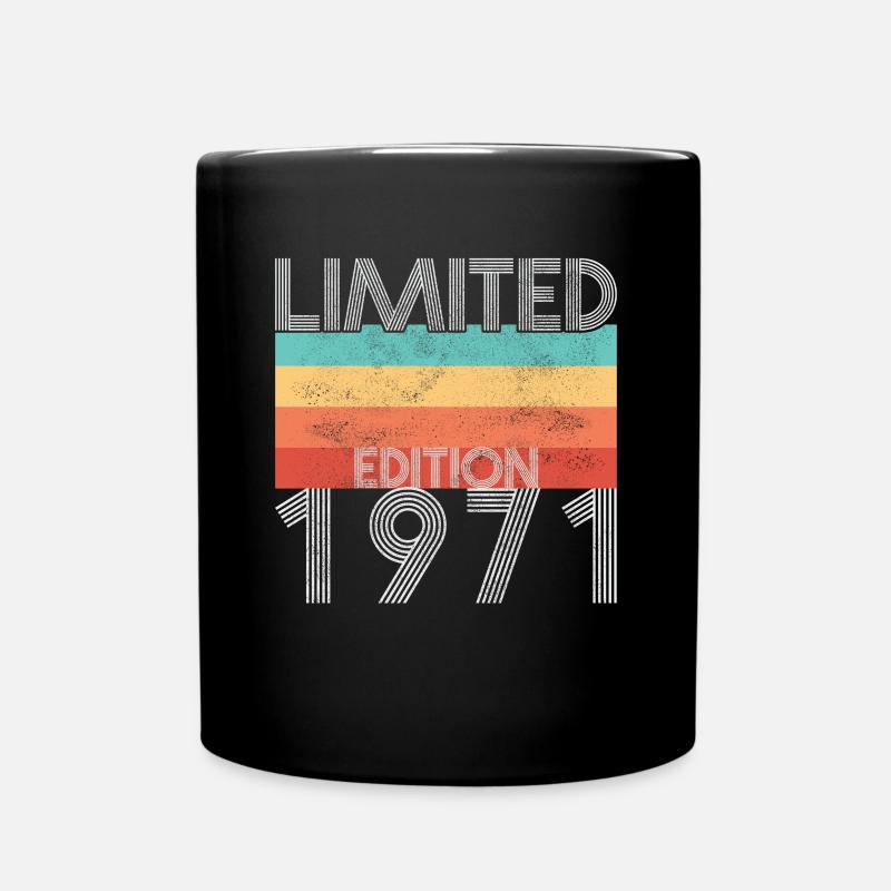 Limited Edition Retro 1971 - Tasse einfarbig - Schwarz