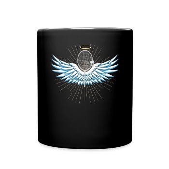 Badminton Idée cadeau Sport Design - Mug uni - noir - Devant