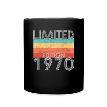 Limited Edition Retro 1970 - Full Colour Mug - black - Front