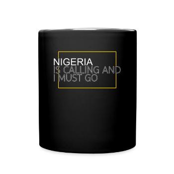 Nigéria Dicton - Mug uni - noir - Devant