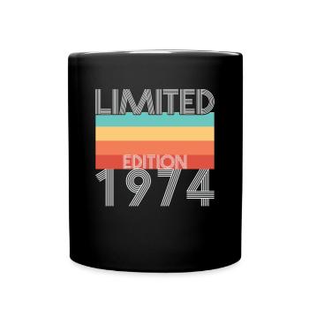 Limited Edition Retro 1974 - Full Colour Mug - black - Front