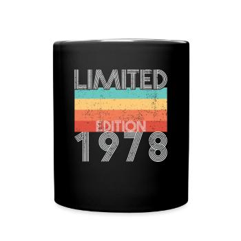 Edition Limitée Rétro 1978 - Mug uni - noir - Devant
