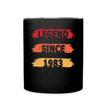 40. Geburtstag Jahrgang 1983 Legend Since 1983 - Tasse einfarbig - Schwarz - Vorne