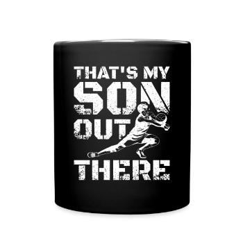 That's my son out there volleyball - Full Colour Mug - black - Front