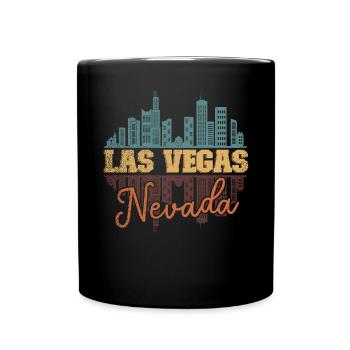 Las Vegas Nevada Wüstenstadt Party Gambling Trip - Tasse einfarbig - Schwarz - Vorne