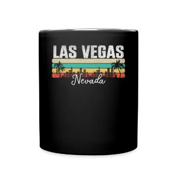 Las Vegas Nevada Wüstenstadt Party Gambling Trip - Tasse einfarbig - Schwarz - Vorne