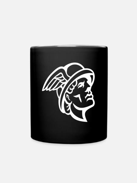 Hermes Outfit - Full Colour Mug - black