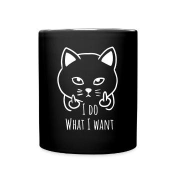 I do what i want - Full Colour Mug - black - Front