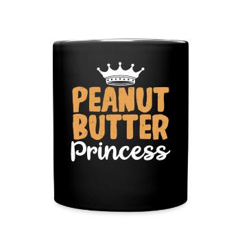 Erdnussbutter Liebhaber Geschenk - Tasse einfarbig - Schwarz - Vorne