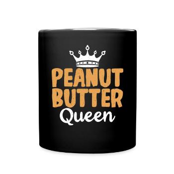 Erdnussbutter Liebhaber Geschenk - Tasse einfarbig - Schwarz - Vorne