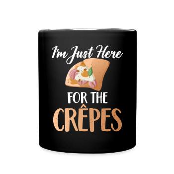 Cadeaux en crêpe pour les amateurs de crêpe - Mug uni - noir - Devant